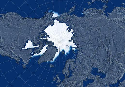 Ice cap (NetCDF fromat) in Crayfish